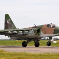 Cường kích Su-25 Nga cất cánh làm nhiệm vụ tại Ukraine hồi tháng 7/2022. Ảnh: Ria Novosti