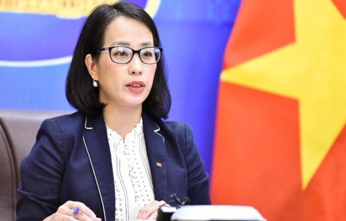 Phó phát ngôn viên Bộ Ngoại giao Phạm Thu Hằng. Ảnh: BNG