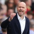 Ten Hag chỉ đạo cầu thủ Man Utd tại Ngoại hạng Anh mùa này. Ảnh: Rex