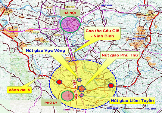 Sơ đồ khu vực xây dựng dự án.