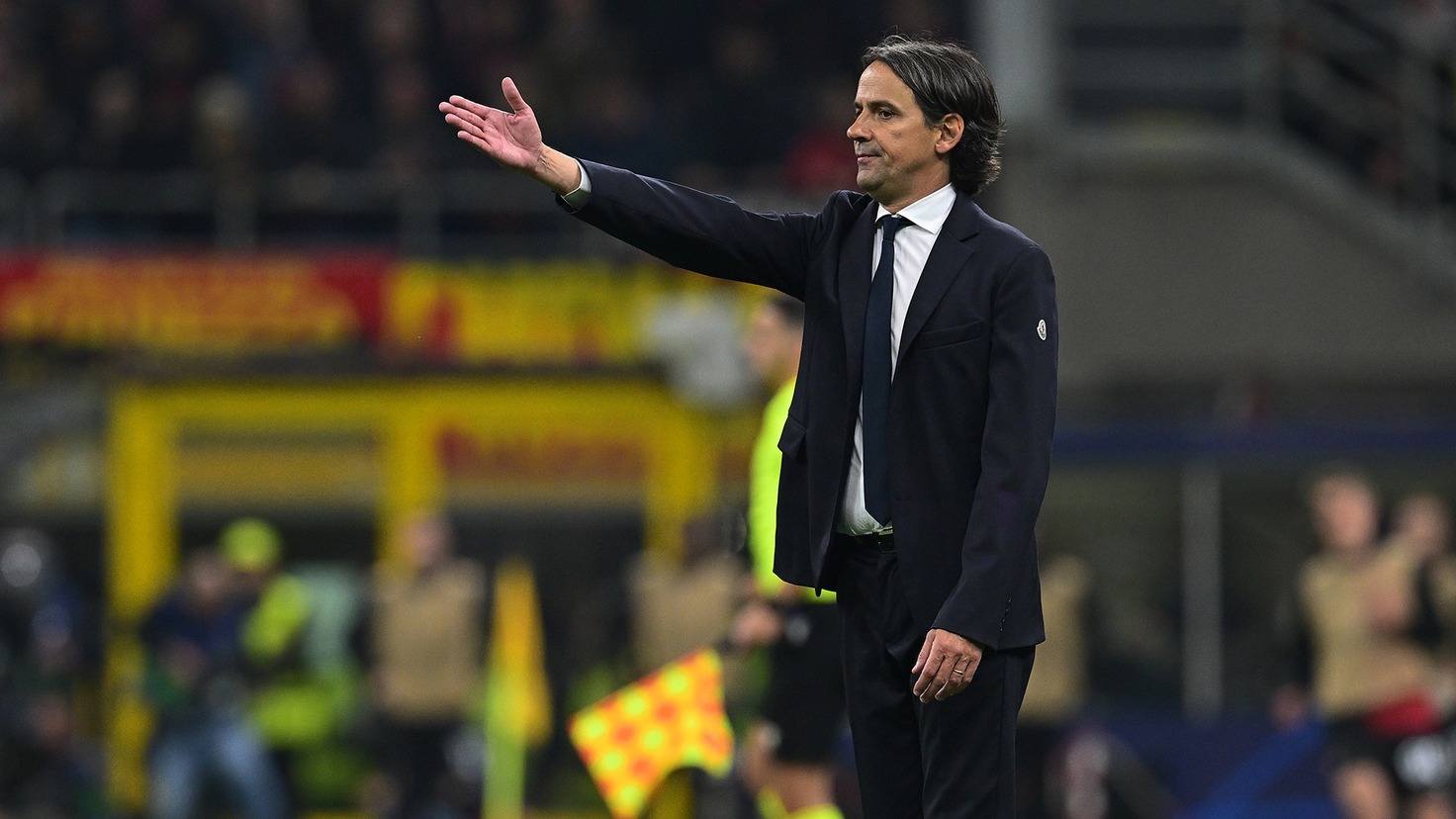 HLV Inzaghi chỉ đạo trong trận Inter thắng Milan 2-0 ngày 10/5. Anh: inter.it