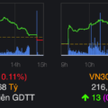 VN-Index chốt phiên 15/5 trong sắc đỏ. Ảnh: VNDirect