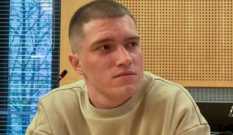 Andrey Medvedev, cựu chỉ huy Wagner, ra tòa tại Oslo, Na Uy hồi tháng 4. Ảnh: Reuters