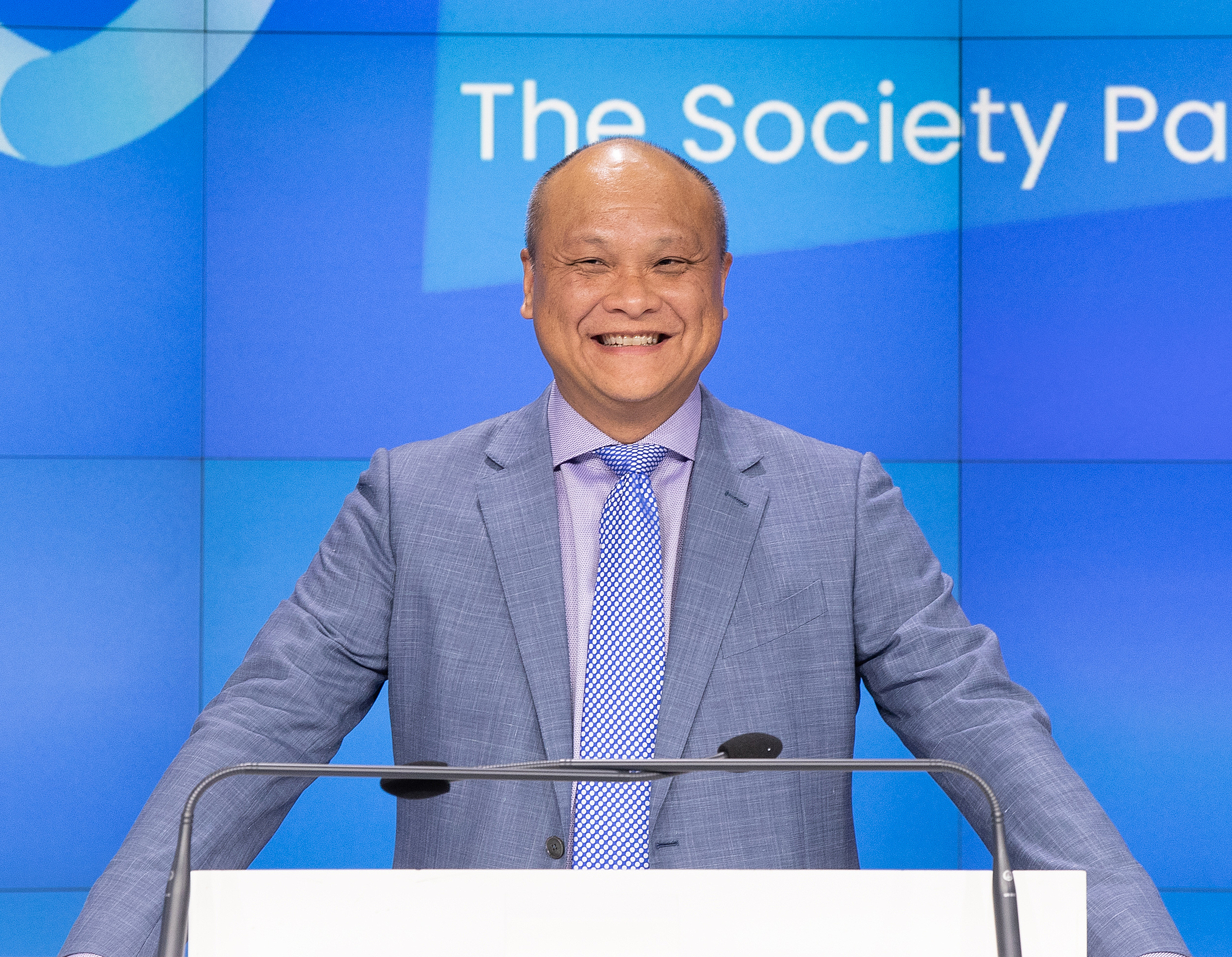 Ông Dennis Nguyen - CEO Society Pass, doanh nghiệp có trụ sở Việt Nam duy nhất niêm yết sàn Nasdaq. Ảnh: SOPA