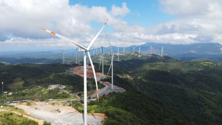 Một dự án điện gió tại Quảng Trị. Ảnh: Hoàng Táo