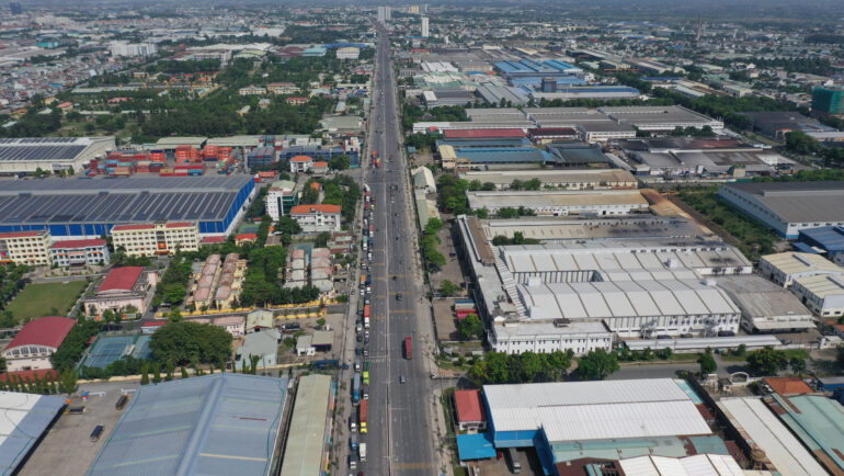 Một góc khu công nghiệp Sóng Thần, Bình Dương. Ảnh: Quỳnh Trần