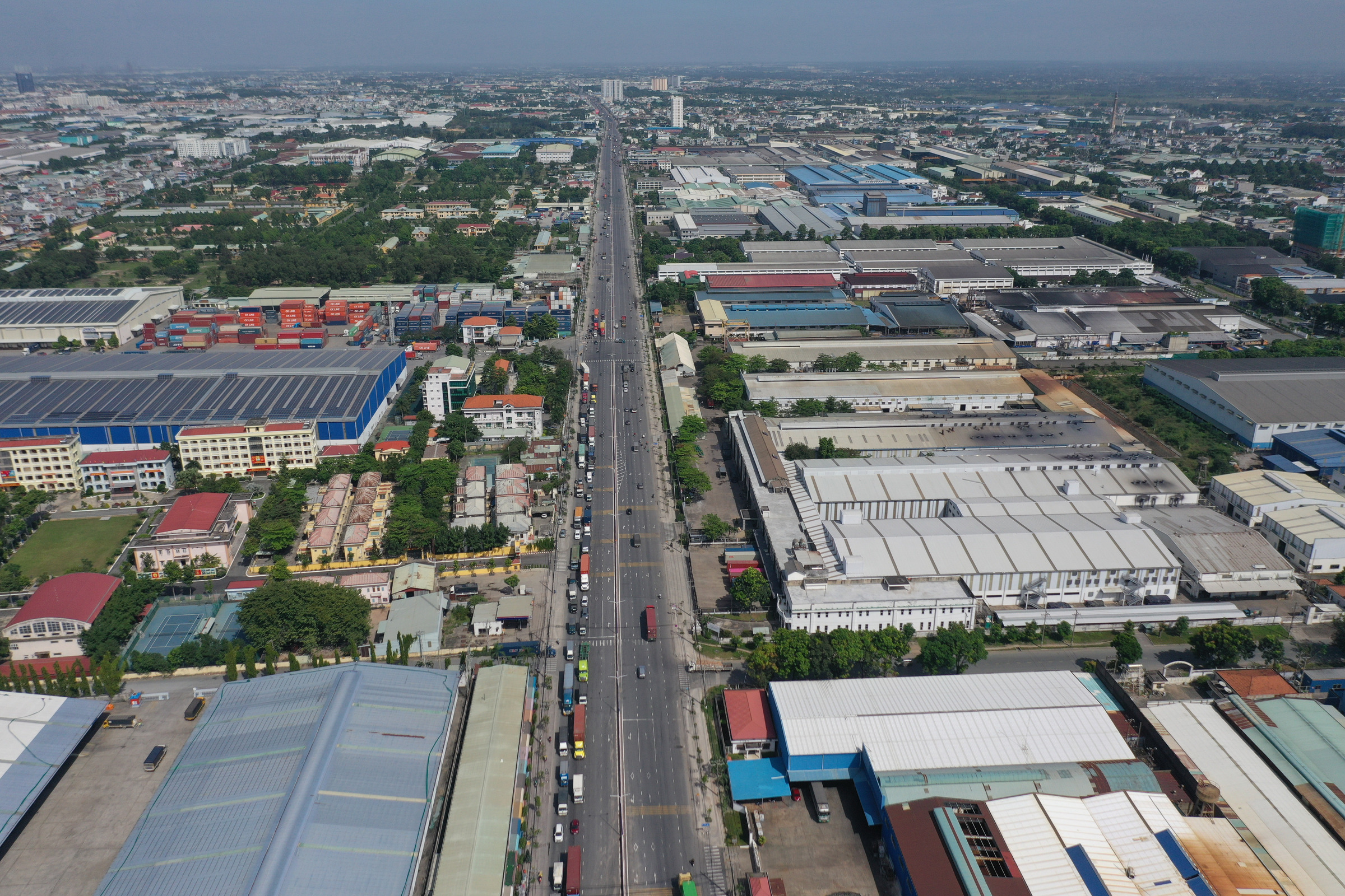 Một góc khu công nghiệp Sóng Thần, Bình Dương. Ảnh: Quỳnh Trần