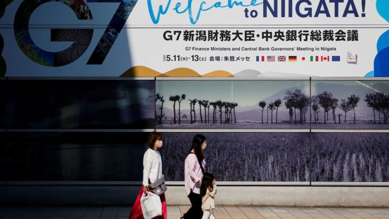 Cuộc họp của các lãnh đạo tài chính G7 sẽ diễn ra tại Niigata (Nhật Bản). Ảnh: Reuters