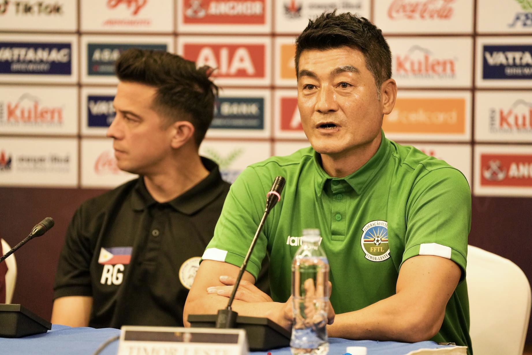 HLV Park Soon-tae của U22 Timor Leste. Ảnh: Cambodia2023