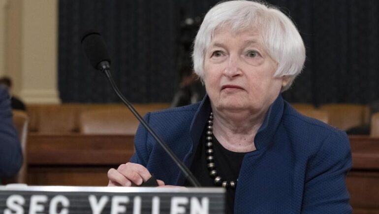 Bộ trưởng Tài chính Mỹ Janet Yellen. Ảnh: AP