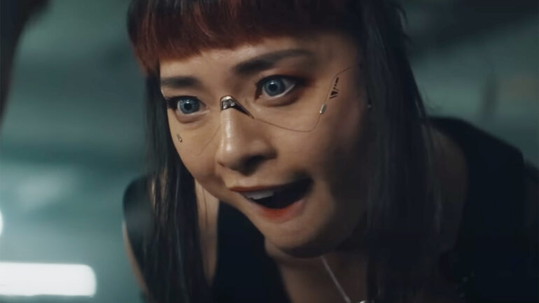 Tạo hình Ngô Thanh Vân trong The creator. Ảnh:  20th Century Studios