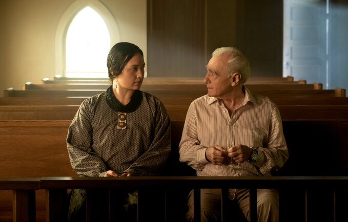 Scorsese (phải) góp mặt trong Killers of the Flower Moon. Ảnh: Apple TV+