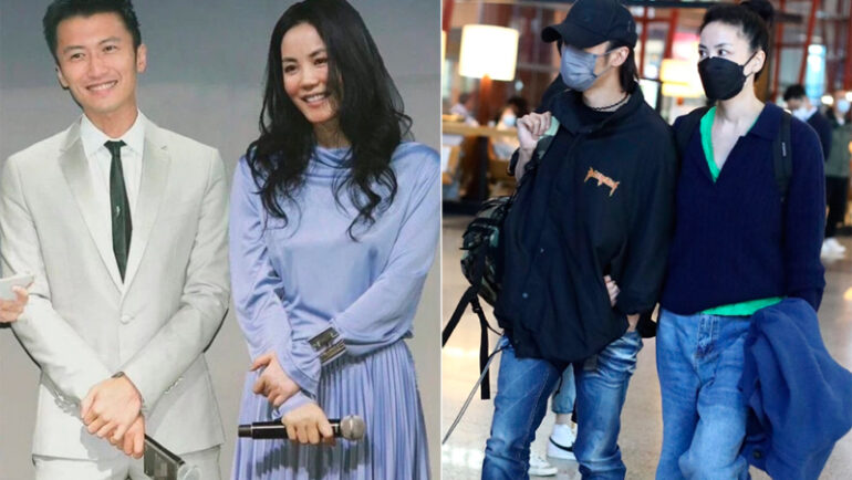 Tạ Đình Phong và Vương Phi. Ảnh: Sina