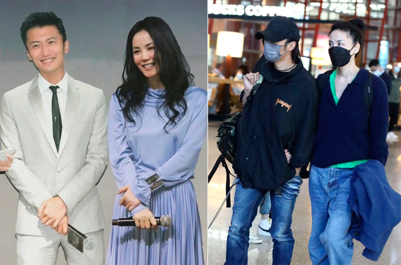 Tạ Đình Phong và Vương Phi. Ảnh: Sina