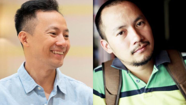 Tiến Đạt (trái) sau khi thay đổi ngoại hình so với trước đây (phải). Ảnh: Nhân vật cung cấp