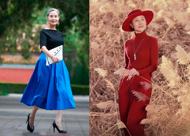 Vương Bái chụp hình thời trang. Ảnh: Sohu