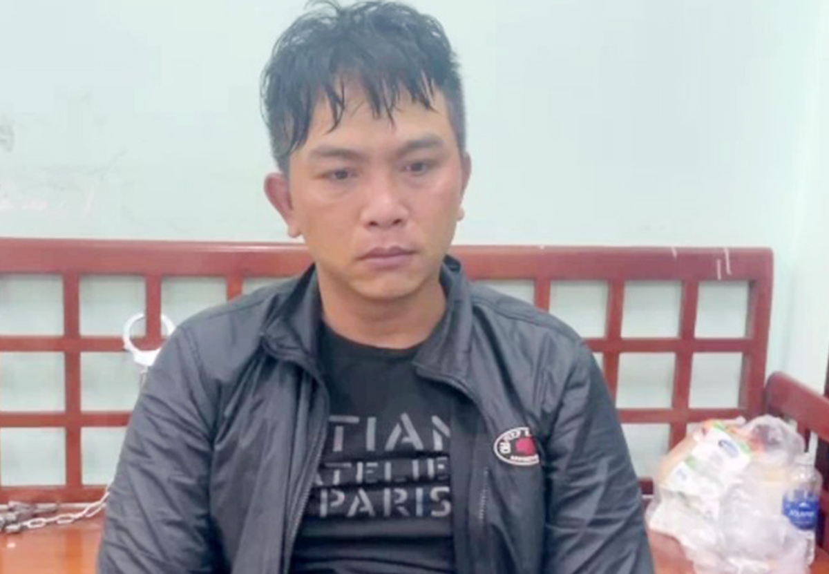 Tú tại cơ quan điều tra. Ảnh: Nhật Vy