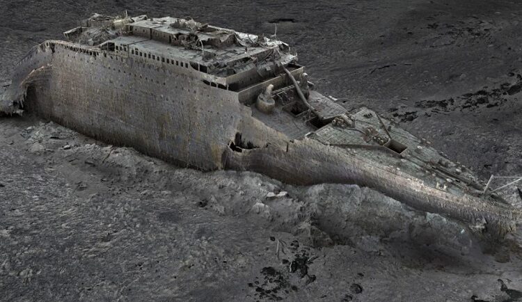 Nhóm nghiên cứu có thể sử dụng dữ liệu scan để tìm ra cơ chế thực sự phía sau thảm kịch của tàu Titanic. Ảnh: Atlantic Productions/Magellan