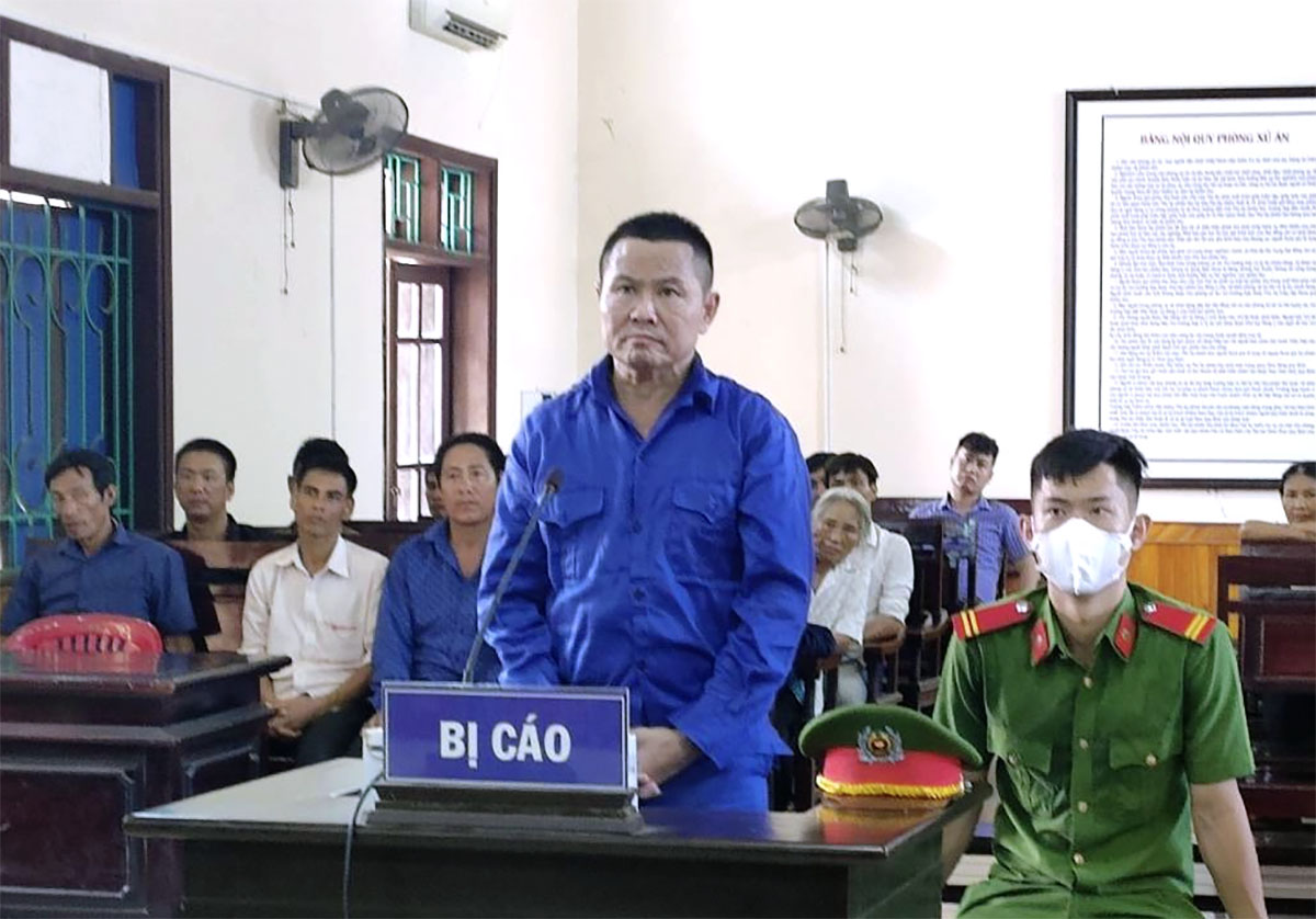 Bị cáo Hải tại tòa. Ảnh: Hùng Lê