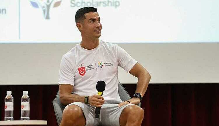 Ronaldo trong một sự kiện ở Singapore đầu tháng 6/2023. Ảnh: AFP