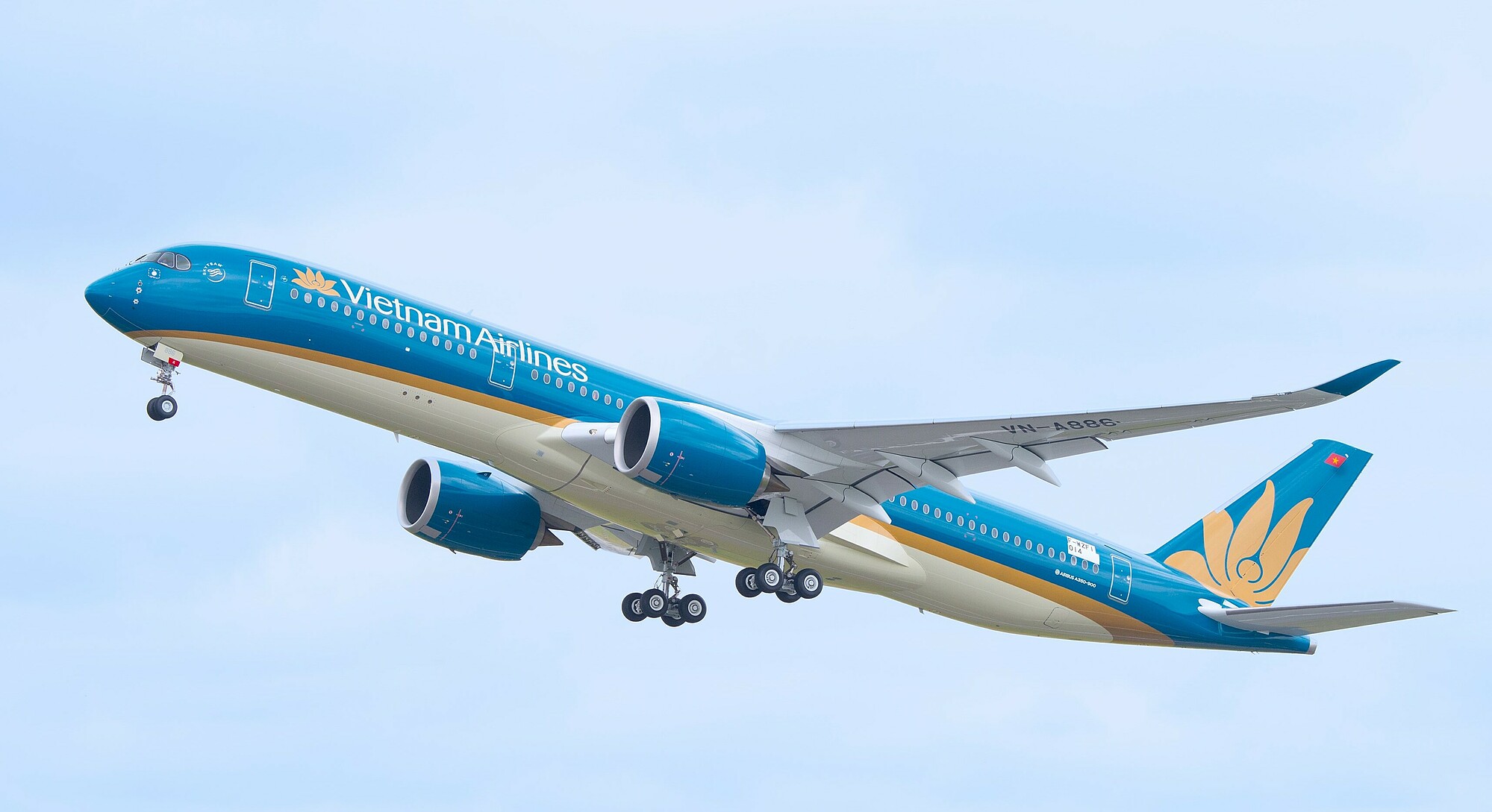 Tàu bay của Vietnam Airlines. Ảnh: XIN TÊN NGƯỜI CHỤ