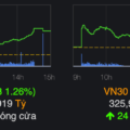 VN-Index chốt phiên 31/7 tăng hơn 15 điểm. Ảnh: VNDirect