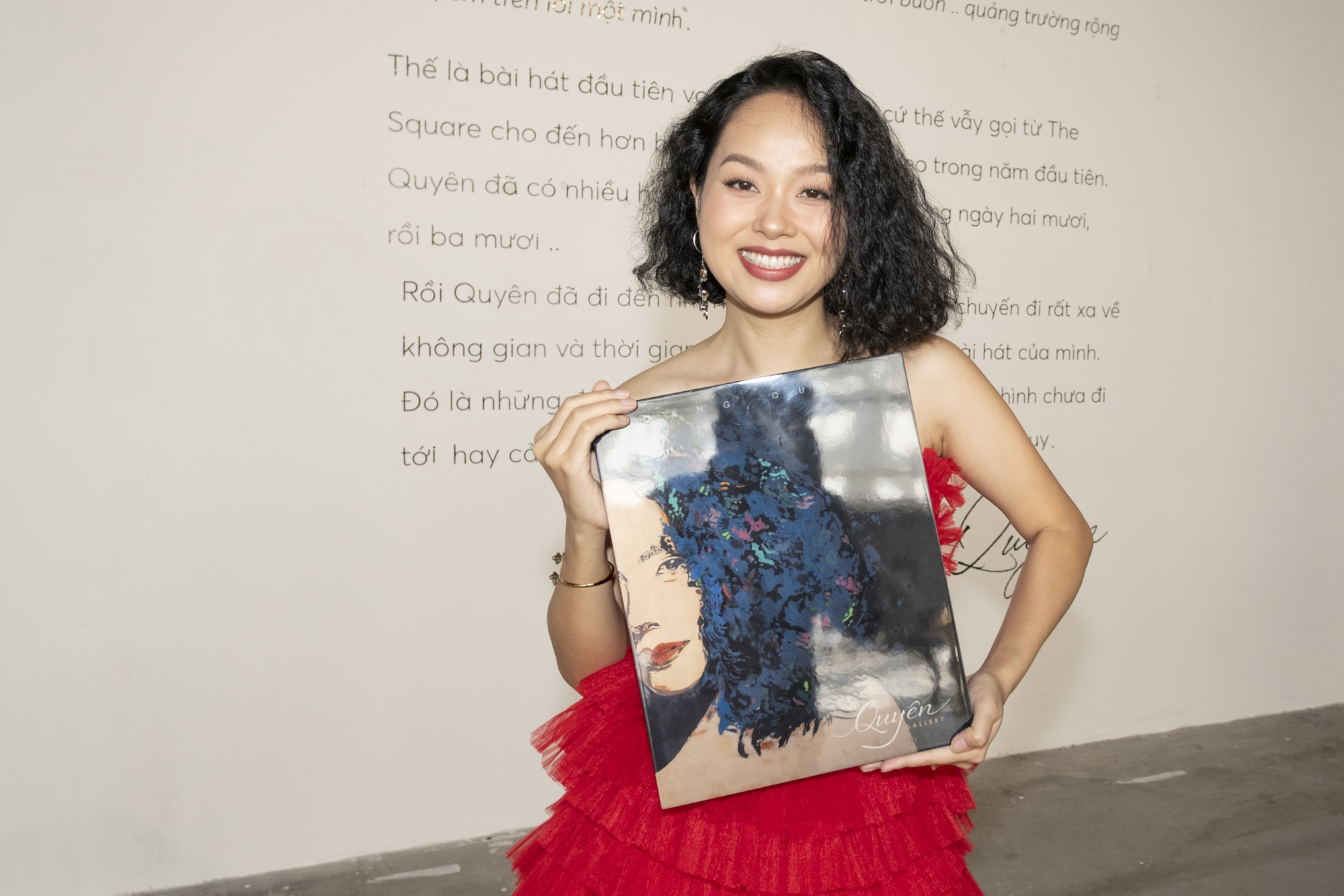 Hoàng Quyên và album A Diary of Melody. Ảnh: Nhân vật cung cấp