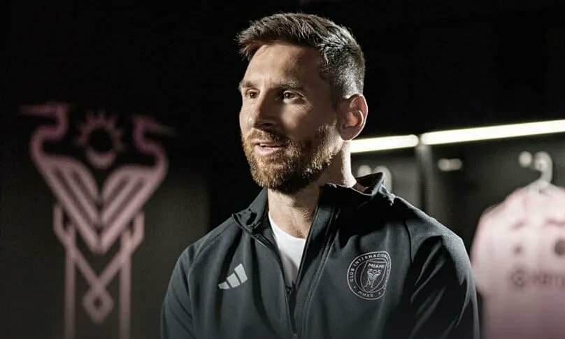 Messi trong phỏng vấn trên Apple TV tại Mỹ ngày 23/8/2023. Ảnh: chụp màn hình