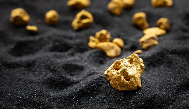 Lượng vàng con người khai thác chỉ chiếm một phần nhỏ so với số vàng ở lõi Trái Đất. Ảnh: Phawatt