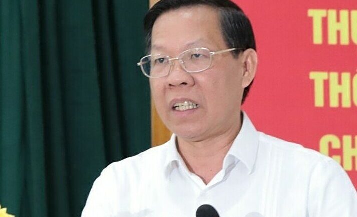 Chủ tịch UBND TP HCM phát biểu tại hội thảo, ảnh: Minh Triết