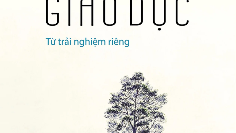 Bìa Nhàn đàm giáo dục, 268 trang. Ảnh: Phanbook