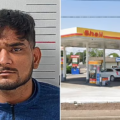 Meer Patel, nhân viên trạm xăng Shell ở Murfreesboro, bị bắt. Ảnh: Rutherford County Sheriffs Office