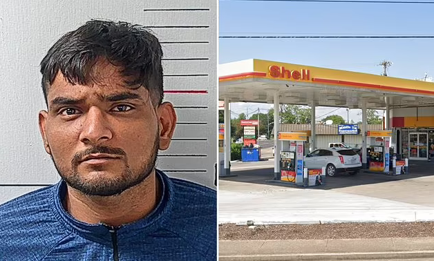 Meer Patel, nhân viên trạm xăng Shell ở Murfreesboro, bị bắt. Ảnh: Rutherford County Sheriffs Office