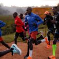 Kipchoge trong buổi tập tại Kaptagat ngày 21/6. Ảnh: Facebook / Eliud Kipchoge