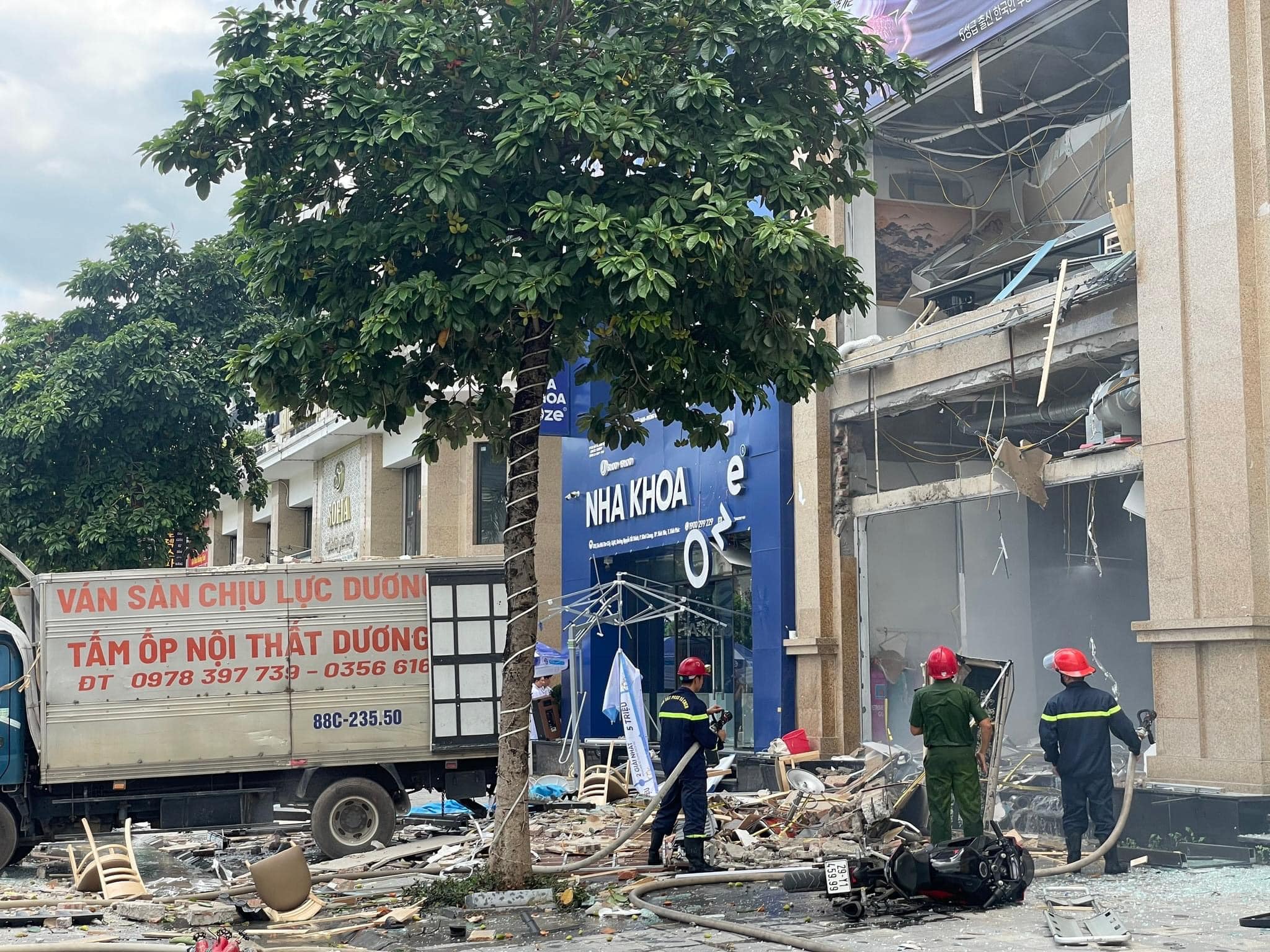 Hiện trường vụ việc. Ảnh: V.N