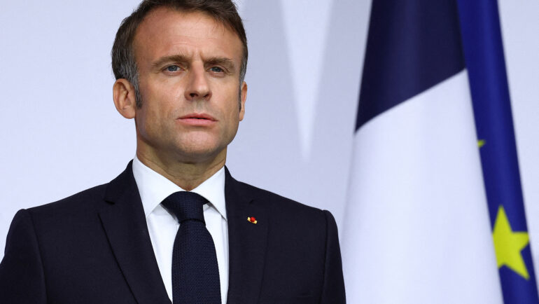 Tổng thống Pháp Emmanuel Macron tại Paris ngày 13/7. Ảnh: AFP