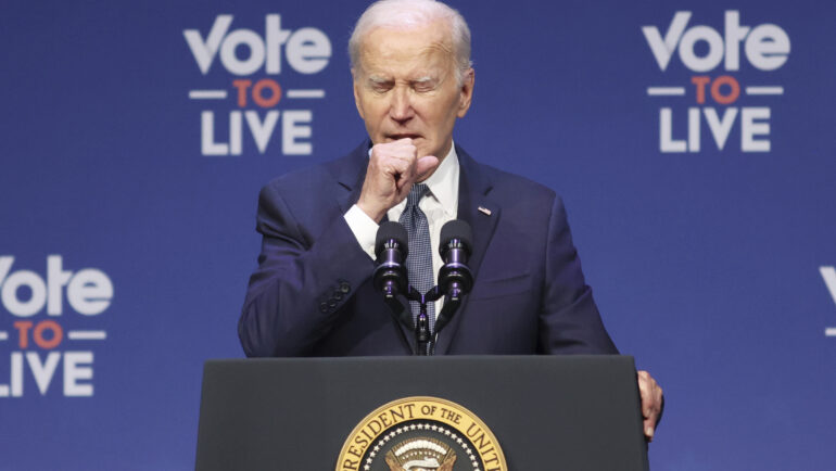 Tổng thống Joe Biden tại Hội nghị thượng đỉnh Thịnh vượng 2024 ở Las Vegas, bang Nevada ngày 16/7. Ảnh: AP