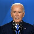 Tổng thống Biden họp báo sau hội nghị thượng đỉnh NATO ở thủ đô Washington hôm 11/7. Ảnh: AFP