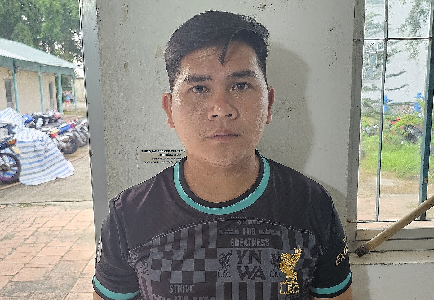 Lảm tại cơ quan điều tra. Ảnh: Thanh Thảo