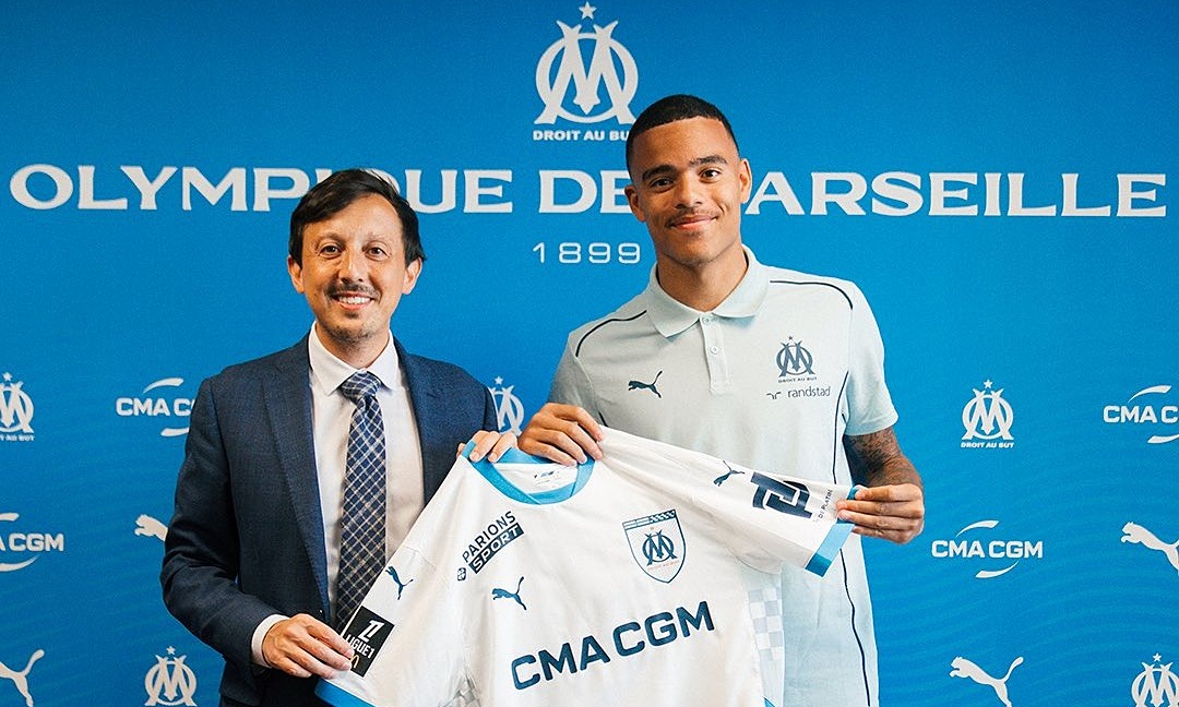 Greenwood ra mắt tại Marseille ngày 19/7. Ảnh: OM