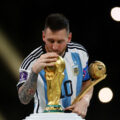 Messi giành World Cup 2022 tại Qatar. Ảnh: Reuters