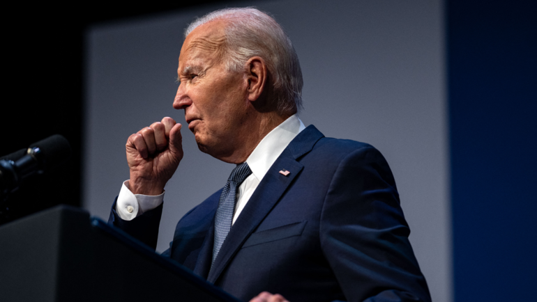 Ông Biden tại một hội nghị ở Las Vegas hôm 16/7. Ảnh: AFP