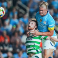 Haaland ghi bàn cho Man City trong trận giao hữu với Celtic hôm 24/7. Ảnh: X/Man City