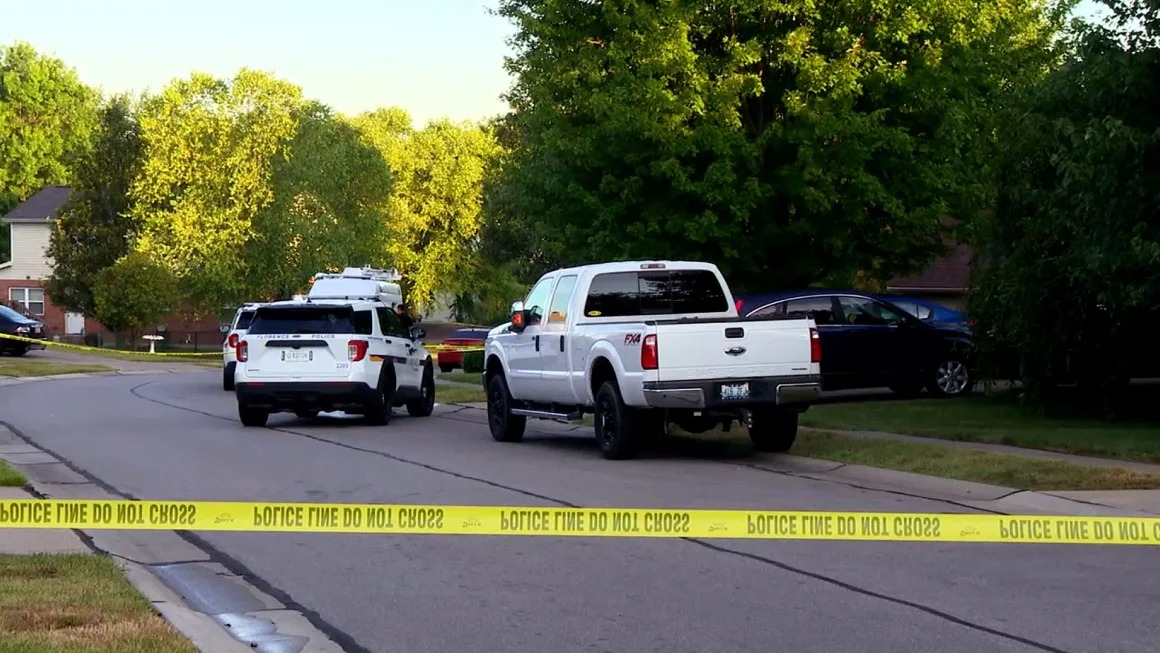 Police responded to the scene of a mass shooting in Florence, Kentucky, early Saturday. WKRC