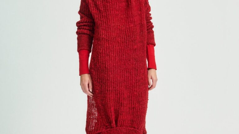 Một chiếc váy được làm từ tóc. Ảnh: Human Material Loop