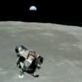 Bức ảnh của do phi hành gia Michael Collins chụp trong nhiệm vụ Apollo vào ngày 21/7/1969. Ảnh: NASA