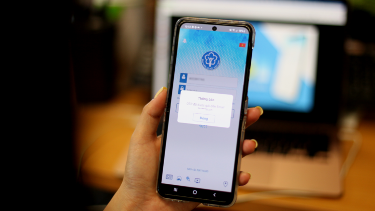 Giao diện ứng dụng VssID. Ảnh: Khương Nha