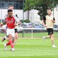 Gabriel Jesus ghi bàn trong trận thắng Leyton Orient ngày 20/7. Ảnh: arsenal.com