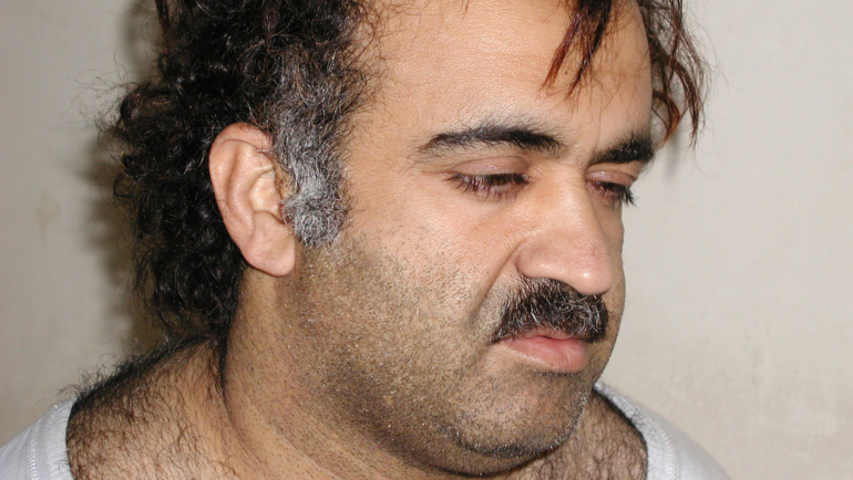 Kẻ chủ mưu vụ khủng bố 11/9 Khalid Sheikh Mohammed trong ảnh công bố hồi tháng 3/2003. Ảnh: Reuters