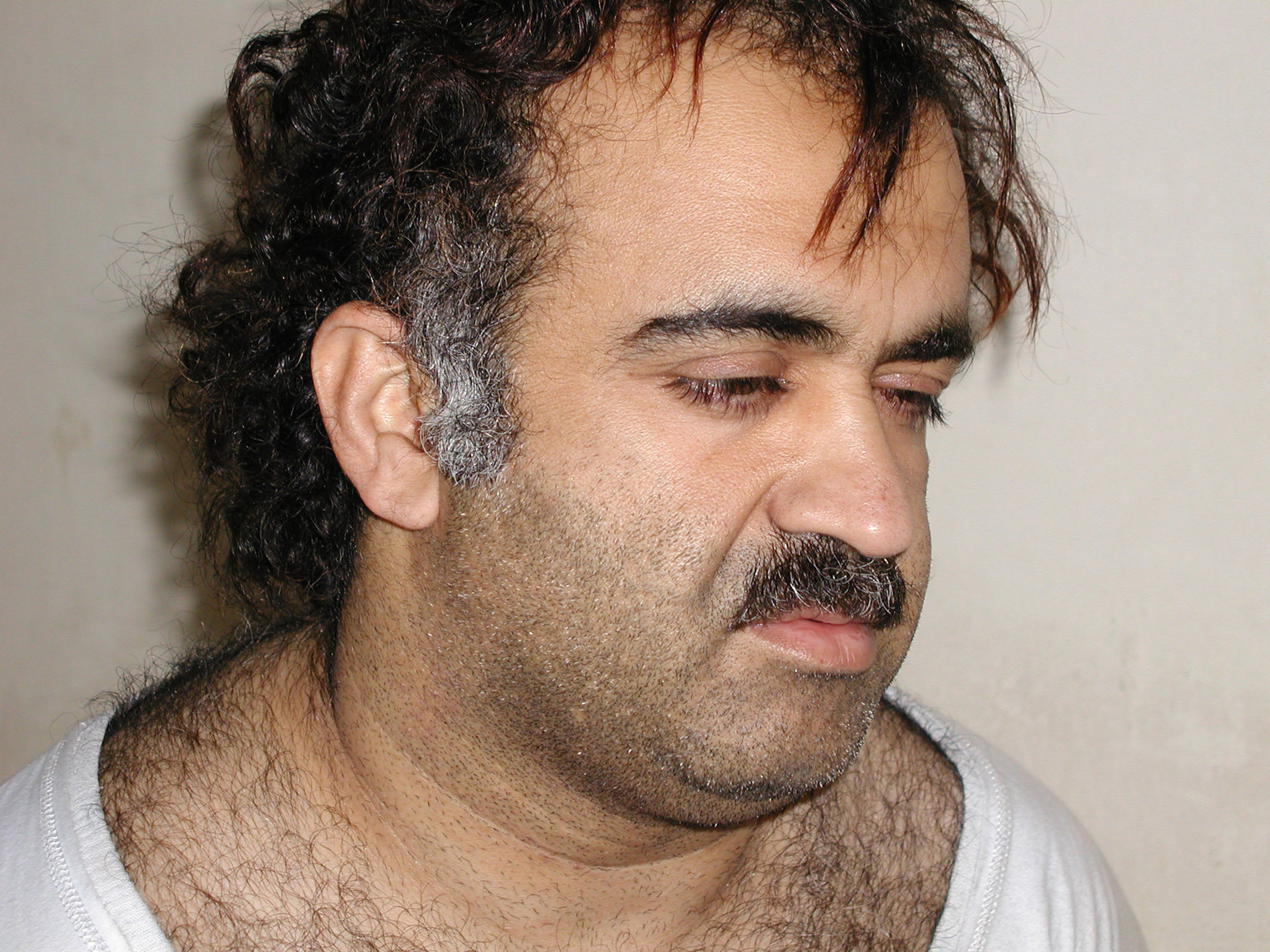 Kẻ chủ mưu vụ khủng bố 11/9 Khalid Sheikh Mohammed trong ảnh công bố hồi tháng 3/2003. Ảnh: Reuters